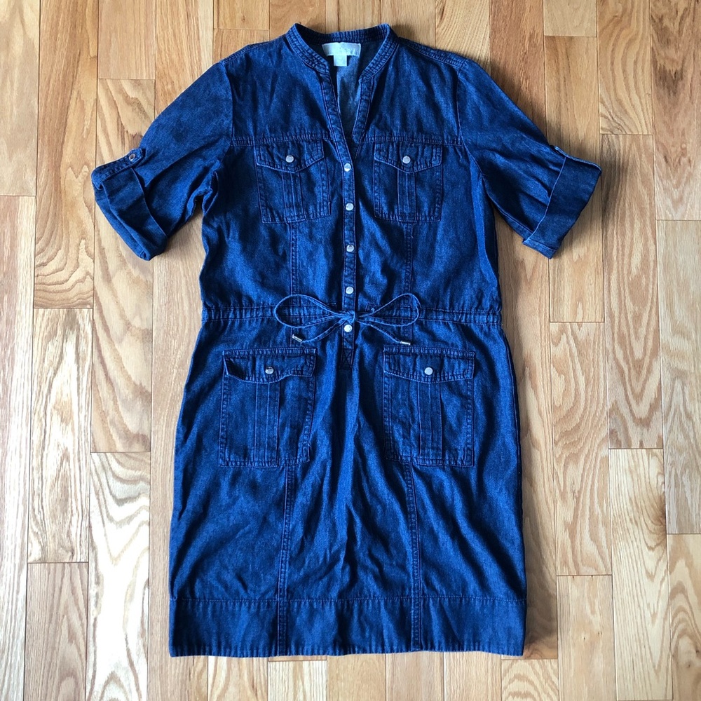 Michael Kors Denim Shirt Dress